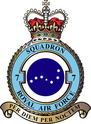 7 Squadron RAF badge