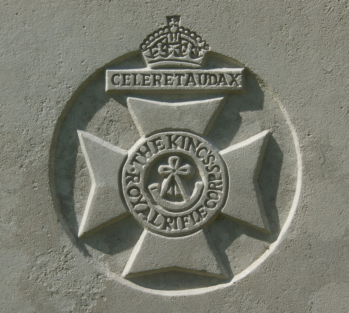 Kings Royal Rifle Corps badge
