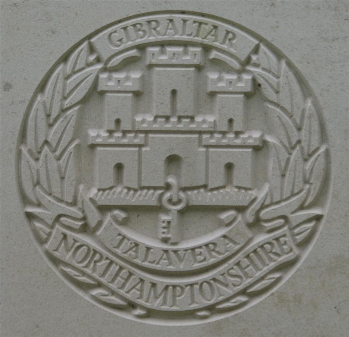 Northamptonshire Regiment badge